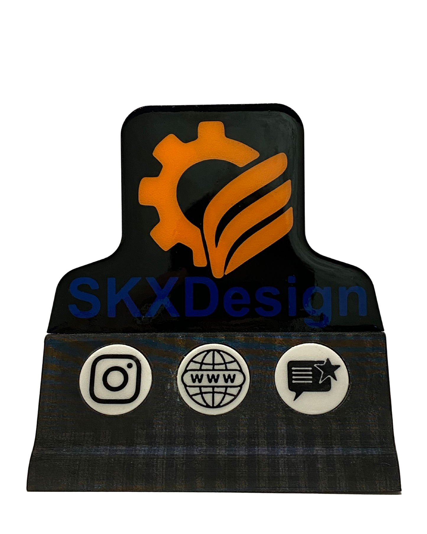 Custom 3D NFC Tag Set – Instagram, Website & Review | By SKX Design