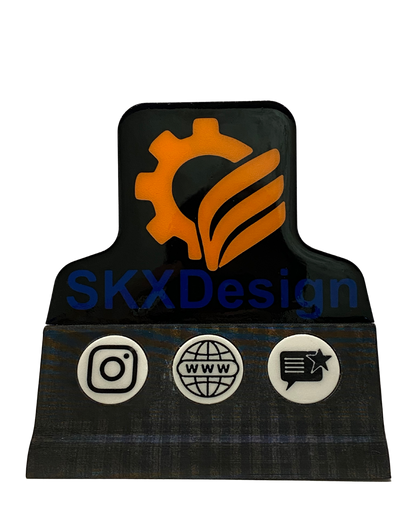 Custom 3D NFC Tag Set – Instagram, Website & Review | By SKX Design