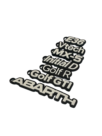 Mini Car Keychain | 3D Printed Logo by SKX Design