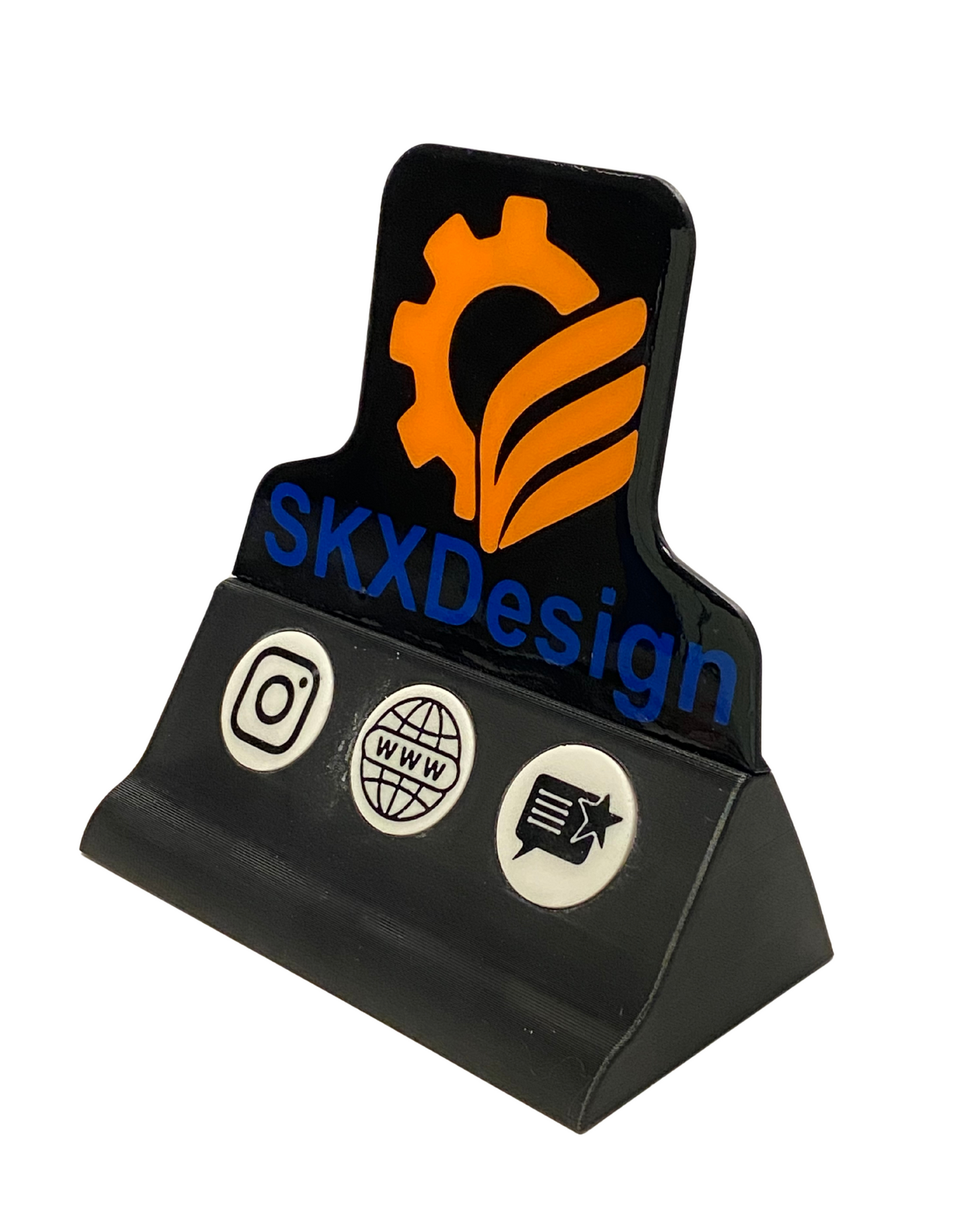 Custom 3D NFC Tag Set – Instagram, Website & Review | By SKX Design