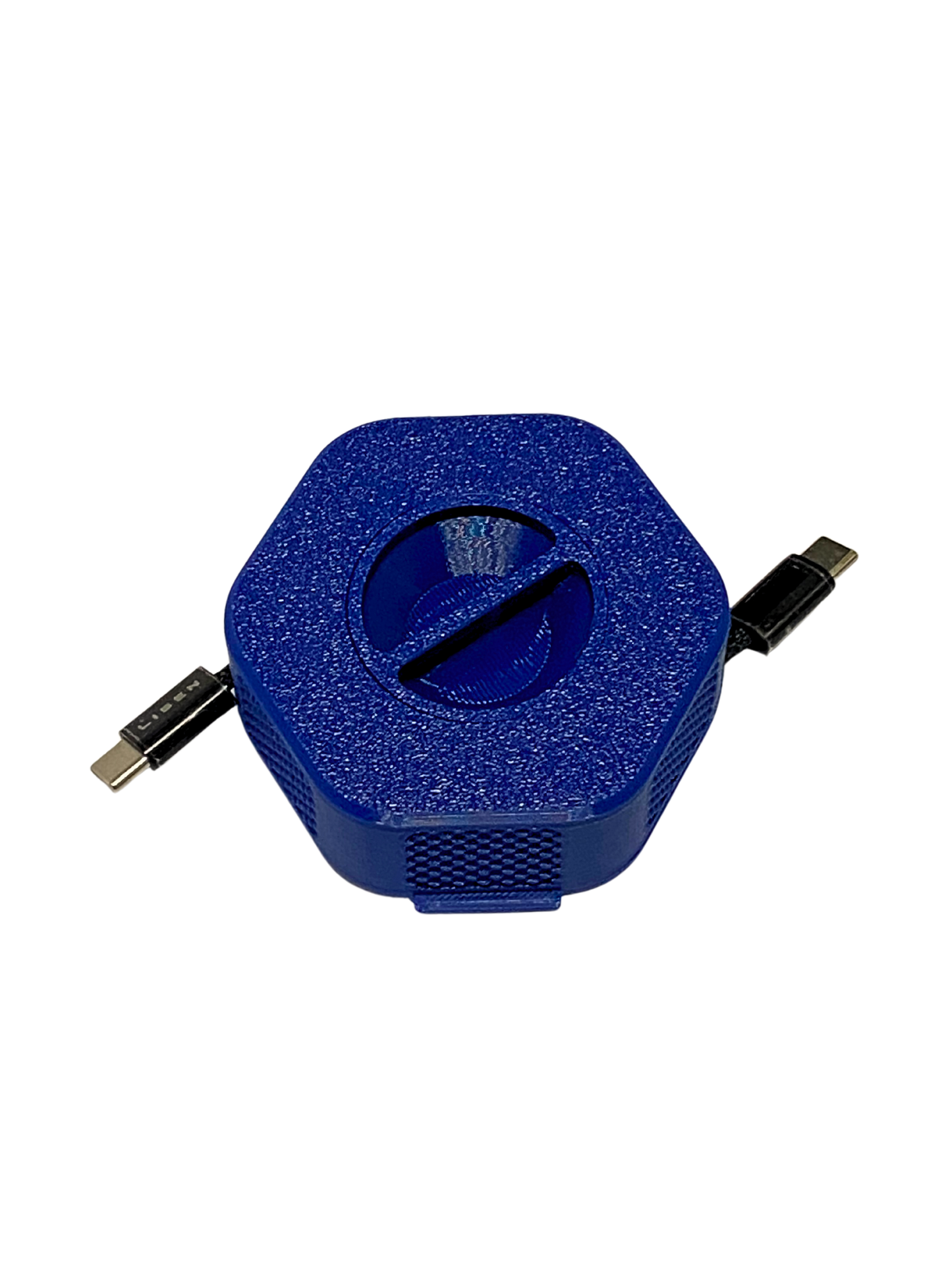 Compact 3D Printed Cable Organizer – 8cm Travel & Desk Cord Winder