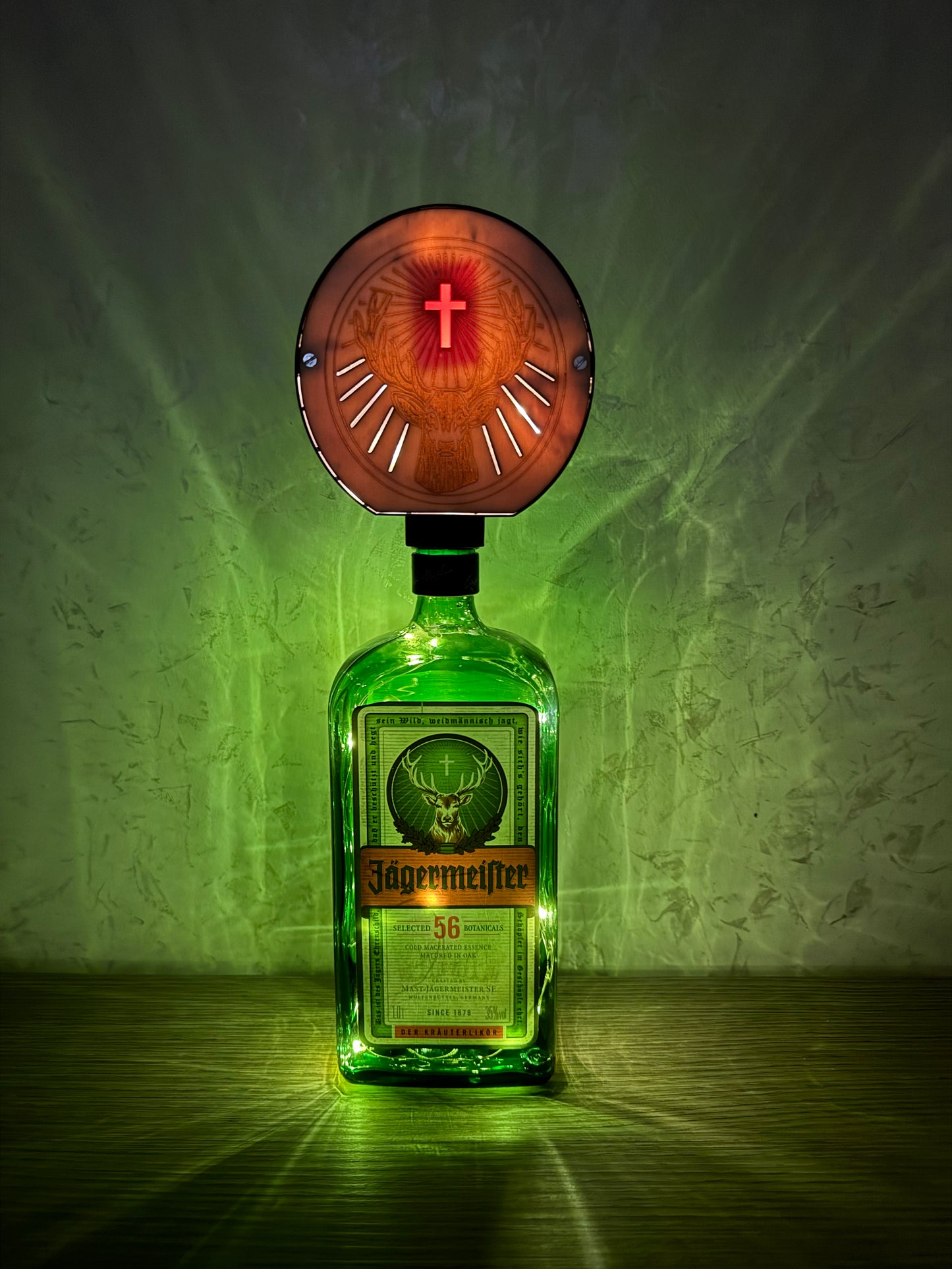 Lampada Con Bottiglia Jagermeister