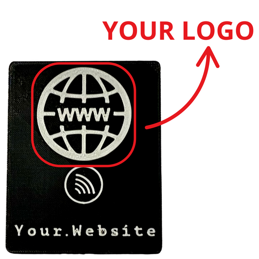 Custom Logo NFC Tag with Website Link – 3D Printed