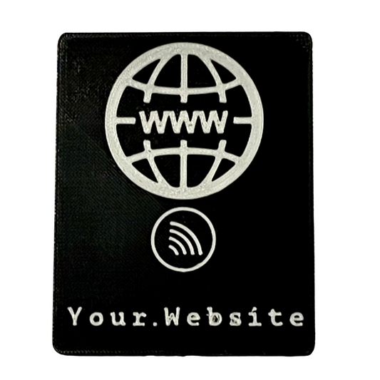 NFC Tag with Website Link – 3D Printed